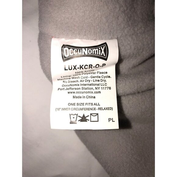 Occunomix Cold Stress Winter Beanie Insulated Orange Reflective Work Wear NEW - Picture 5 of 6